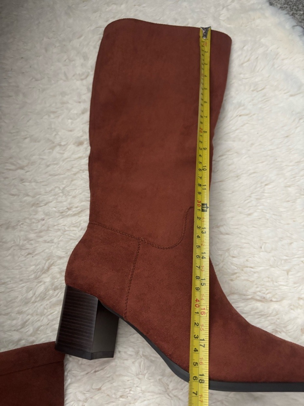 Shoe'N Tale Brown Knee High Boots Women Size 41 - Picture 14 of 17